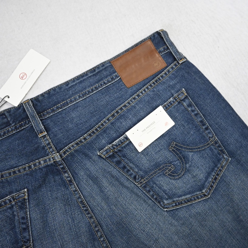 Adriano Goldschmied The Protege Mens 40x36 NEW Straight Leg Blue Jeans USA MADE‎